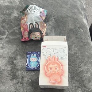 NEW Labubu “Hope” Big Into Energy. Unopened package. Box is open. Blue.